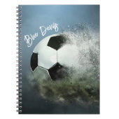 Personalisiert-Fußball-Ball-Notebook Notizblock (Vorderseite)