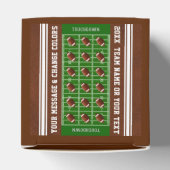 Personalisiert, Fußball-Gefälligkeitsboxen, Fußbal Geschenkschachtel (Oben)