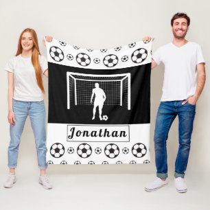 Personalisiert Fußball Goalie Goalkeeper Football Fleecedecke