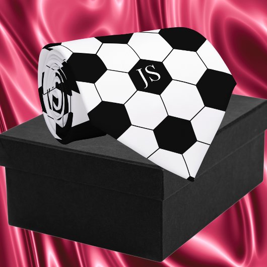 Personalisiert-Fußball-Monogramm Krawatte