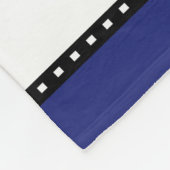 Personalisiert-Fußball-Spielerflocken Fleecedecke (Ecke)