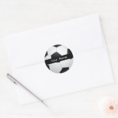 Personalisiert-Fußball-Sticker Runder Aufkleber (Umschlag)