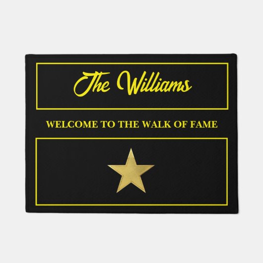 Personalisiert Fußmatte (Vorderseite)