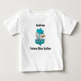 Personalisiert Future Disk Golfer Baby T-shirt