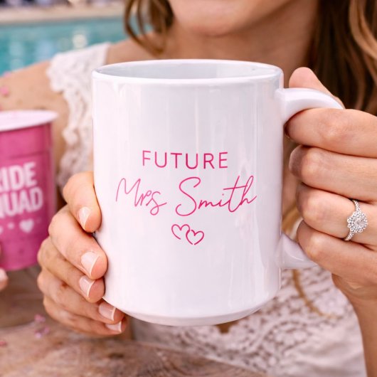 Personalisiert Future Frau Verlobung Gift Kaffeetasse