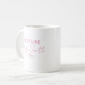 Personalisiert Future Frau Verlobung Gift Kaffeetasse (Vorderseite Links)