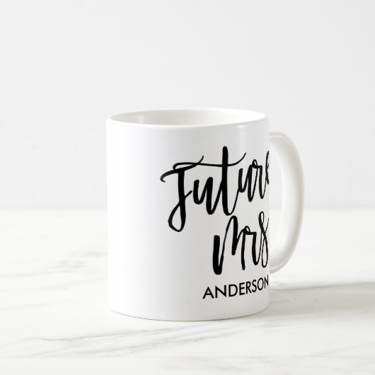 Personalisiert, Future Mrs. 2 Kaffeetasse (VorderseiteRechts)