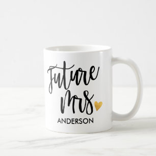 Personalisiert, Future Mrs. 2 Kaffeetasse