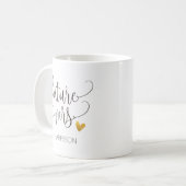 Personalisiert, Future Mrs.-3 Kaffeetasse (Vorderseite Links)