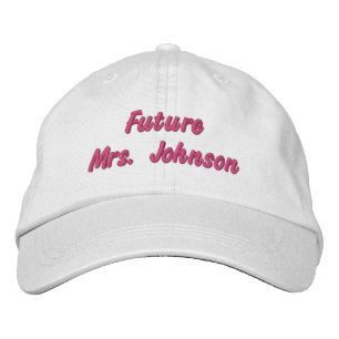 Personalisiert Future Mrs Bride Gift Custom Fiance Bestickte Baseballkappe
