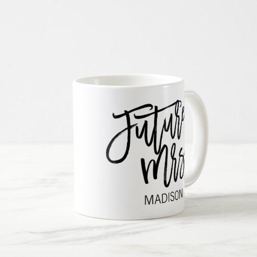 Personalisiert, Future Mrs. Kaffeetasse (VorderseiteRechts)