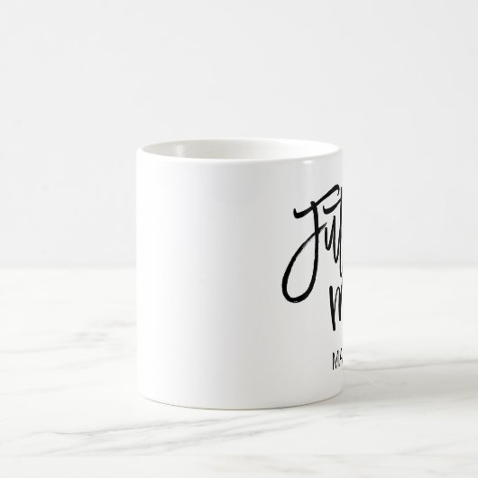 Personalisiert, Future Mrs. Kaffeetasse (Mittel)