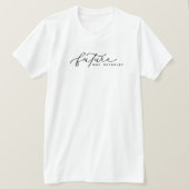 Personalisiert Future Mrs. T-Shirt (Design vorne)
