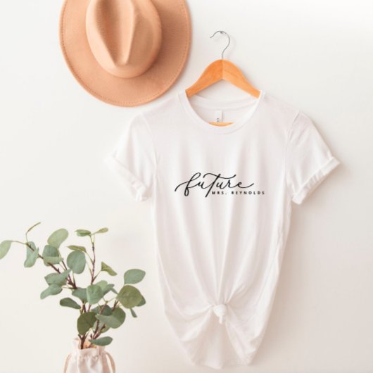 Personalisiert Future Mrs. T-Shirt