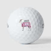 Personalisiert G.O.A.T. Callaway Warbird Golfball (Vorderseite)