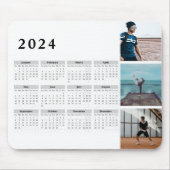 Personalisiert Gallery 2024 Kalender, Bold Mousepad (Vorne)