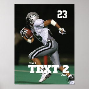 Personalisiert Game Day Football Poster