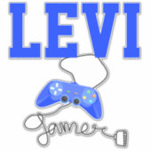 Personalisiert Gamer Aufkleber (Vorderseite)