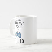 Personalisiert Gamer Tasse, 18. Geburtstagsgeschen Kaffeetasse (Vorderseite Links)