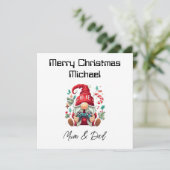 Personalisiert Gamer Weihnachtskarte Feiertagskarte (Stehend Vorderseite)