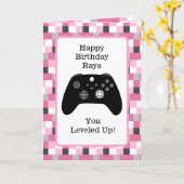 Personalisiert Gaming-ThemenGeburtstagskarte für M Karte (Gelbe Blume)