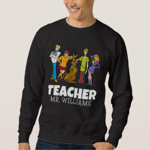 Personalisiert Ganze Gang 14 Mystery Inc Lehrer Sweatshirt