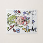 Personalisiert Garden Fairy Folk Art: Puzzle (Horizontal)