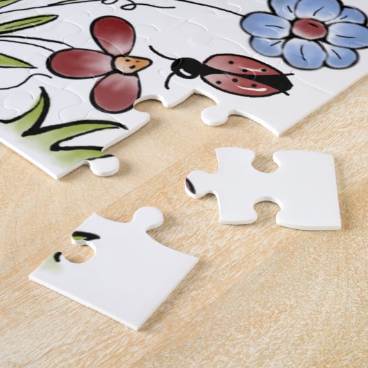 Personalisiert Garden Fairy Folk Art: Puzzle (Seite)