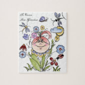 Personalisiert Garden Fairy Folk Art: Puzzle (Vertikal)