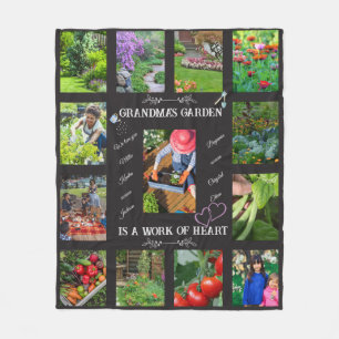 Personalisiert Garden Foto Text Garden Lover Fleecedecke