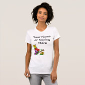 Personalisiert Gardener Sprichwort T-Shirt (Vorne ganz)