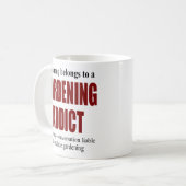 Personalisiert Gartengartengeschenk Kaffeetasse (Vorderseite Links)