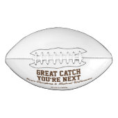 Personalisiert Garter Toss Football (Vorderseite)