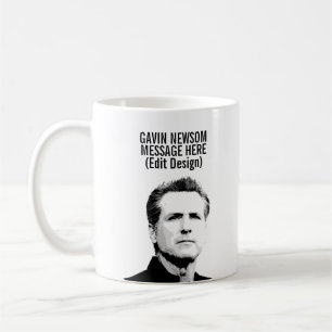 Personalisiert Gavin Newsom Kaffeetasse