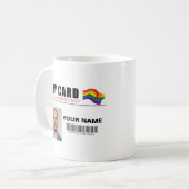 Personalisiert Gay Tasse Funny Gift Joke Gay Ident (Vorderseite Links)