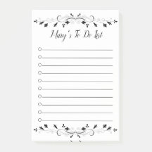 Personalisiert Geblüht, um Notizen aufzulisten