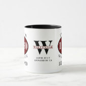 Personalisiert Geburtstag 1930 Monogramm Legendame Tasse (Zentrum)
