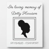 Personalisiert-Gedenkstätte Foto Plaque Fotoplatte (Vorderseite)