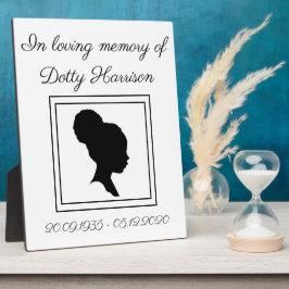 Personalisiert-Gedenkstätte Foto Plaque Fotoplatte