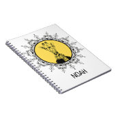 Personalisiert Geek Giraffe Niedlich Notizblock (Rechte Seite)