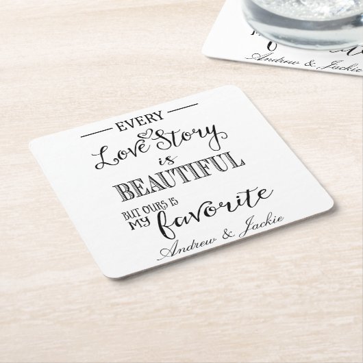 personalisiert Gefallen Hochzeit Untersetzer Viele (angewinkelt)