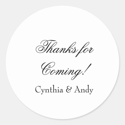 Personalisiert GefälligkeitsStickers | Custom Stic Runder Aufkleber (Vorderseite)
