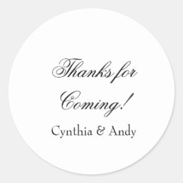 Personalisiert GefälligkeitsStickers | Custom Stic Runder Aufkleber