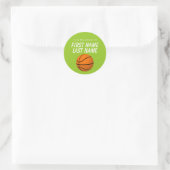 Personalisiert gehört dies zum Aufkleber - Basketb (Tasche)
