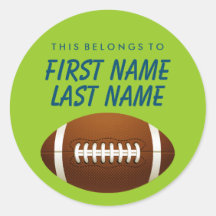 Personalisiert gehört dies zum Aufkleber - Fußball
