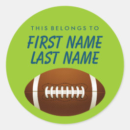 Personalisiert gehört dies zum Aufkleber - Fußball