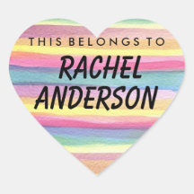 Personalisiert gehört dies zum Herzsticker