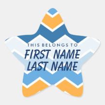 Personalisiert gehört dies zum Sternenaufkleber
