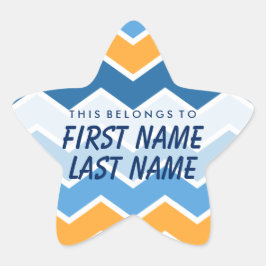 Personalisiert gehört dies zum Sternenaufkleber Stern-Aufkleber