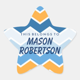 Personalisiert gehört dies zum Sternenaufkleber Stern-Aufkleber